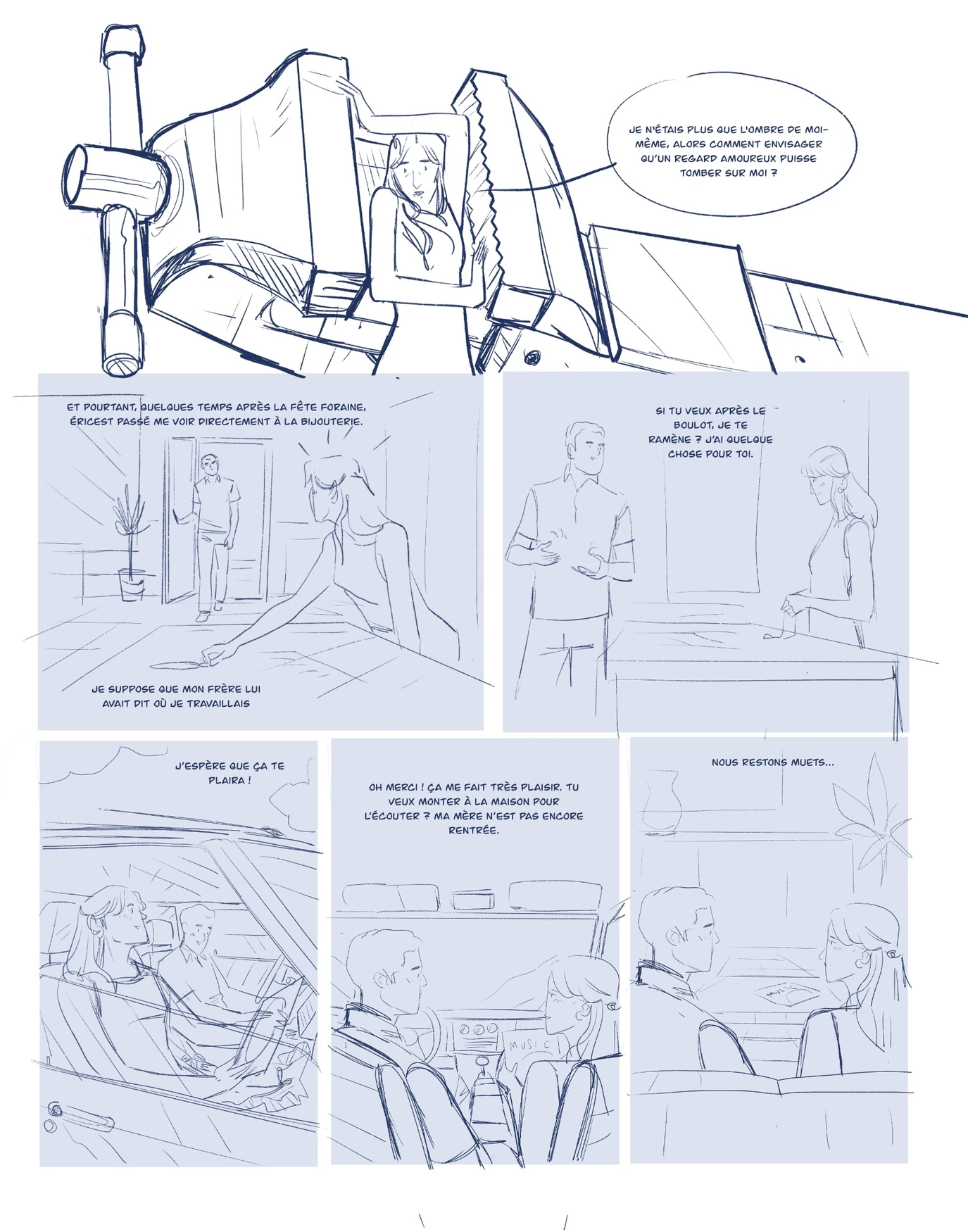 La Boîte à Bulles storyboard page 2
