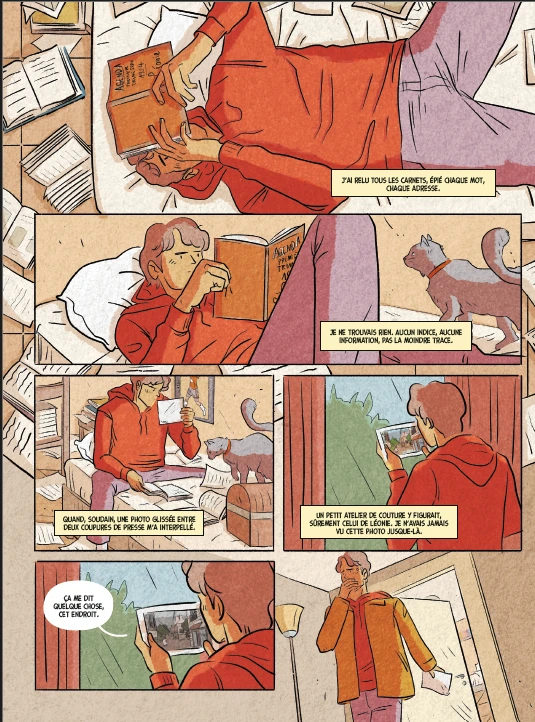 FC Lorient colored comic page