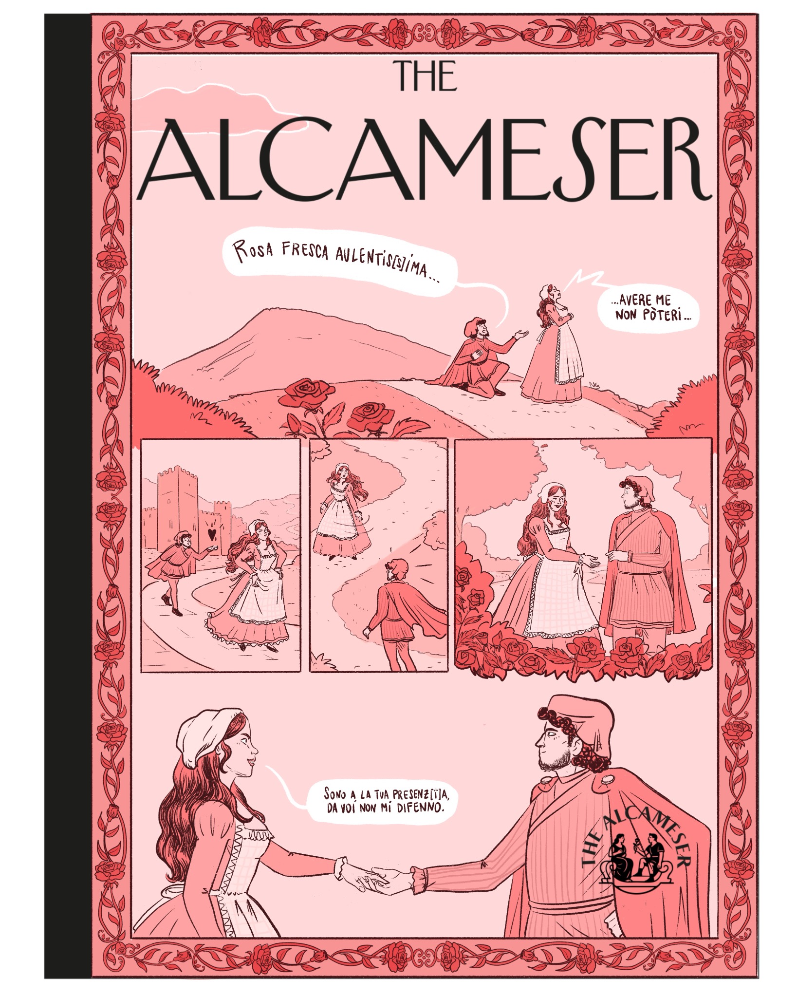 The Alcameser, page illustrée